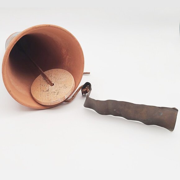Elmer Loretta Gatti Vintage Southwestern Abstract Wind Bell Windchime Copper Tag - Picture 6 of 8